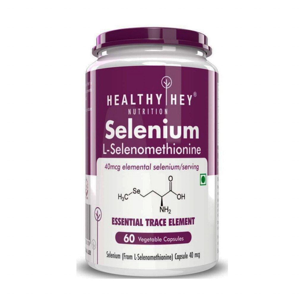 Selenium Capsules, 40Mcg, Non Gmo and Superior Absorption   Vegetarian Capsules   60